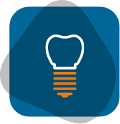 Dental implant icon